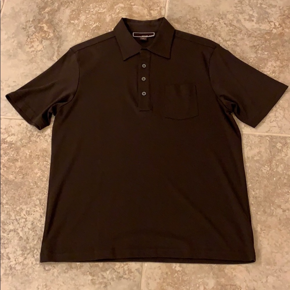 Michael Kors Cotton Polo Brown Men’s Medium